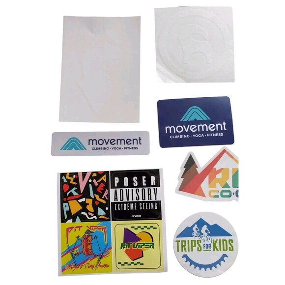 10x Hike Bike Outdoor Stickers Mixed Lot Cotopaxi REI Backcountry Viper Climbing - Picture 2 of 5